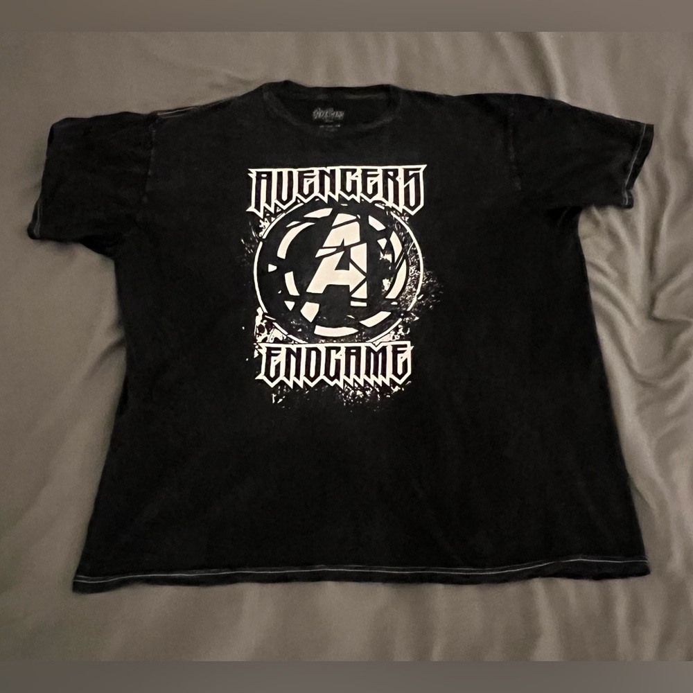 Avengers end Game double sided print t-shirt